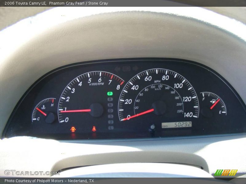 Phantom Gray Pearl / Stone Gray 2006 Toyota Camry LE