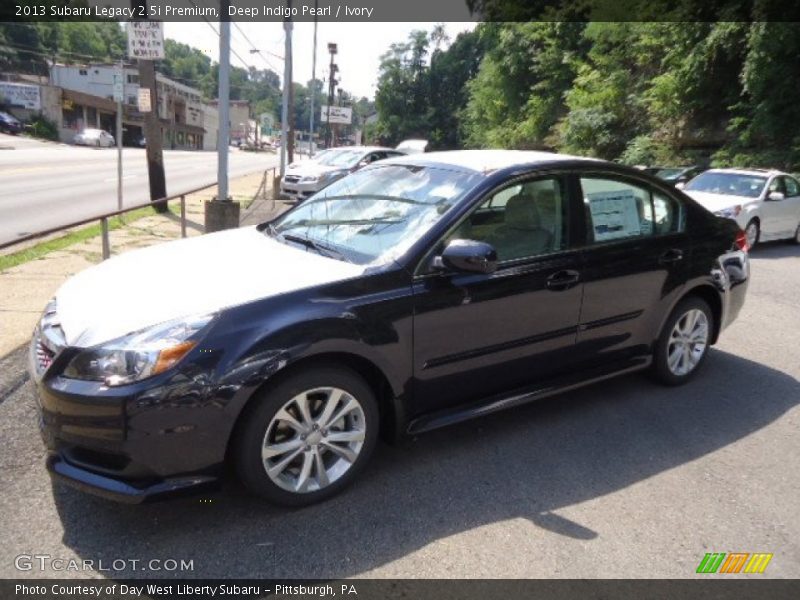 Deep Indigo Pearl / Ivory 2013 Subaru Legacy 2.5i Premium