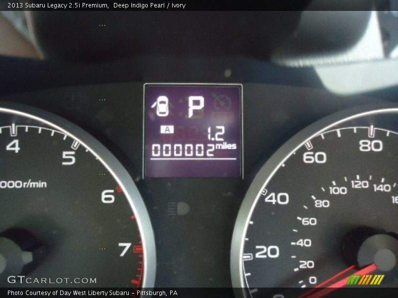 Deep Indigo Pearl / Ivory 2013 Subaru Legacy 2.5i Premium