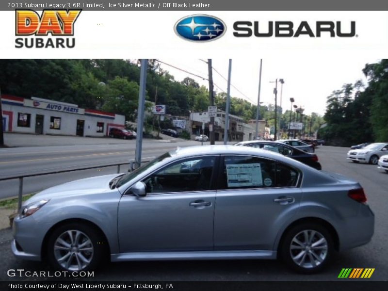 Ice Silver Metallic / Off Black Leather 2013 Subaru Legacy 3.6R Limited