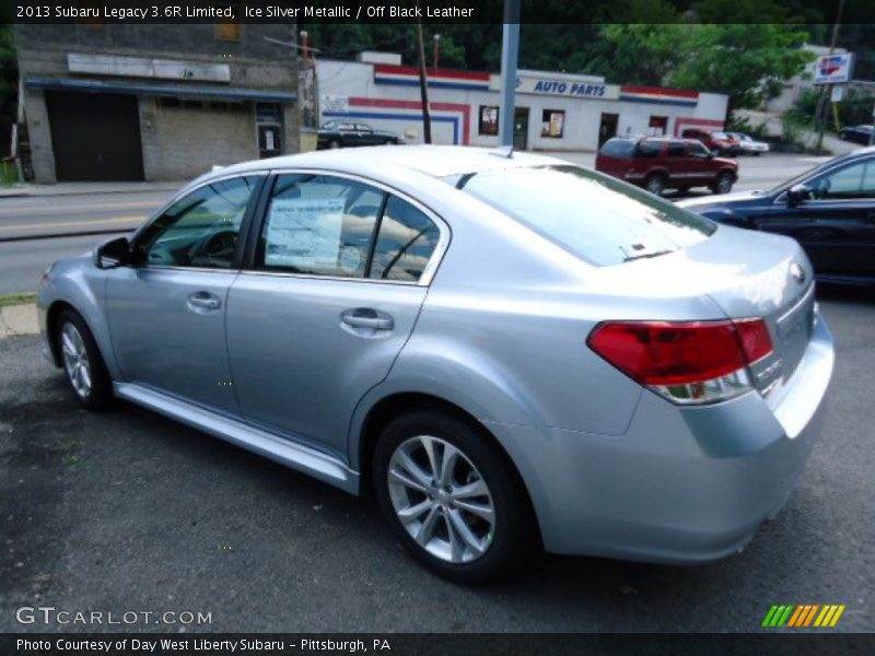 Ice Silver Metallic / Off Black Leather 2013 Subaru Legacy 3.6R Limited
