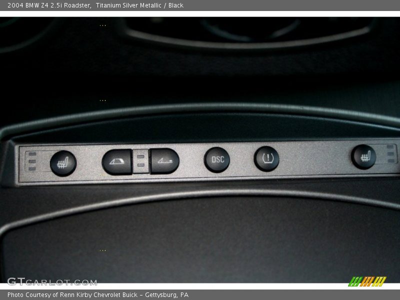 Controls of 2004 Z4 2.5i Roadster