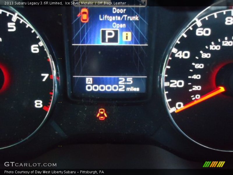 Ice Silver Metallic / Off Black Leather 2013 Subaru Legacy 3.6R Limited