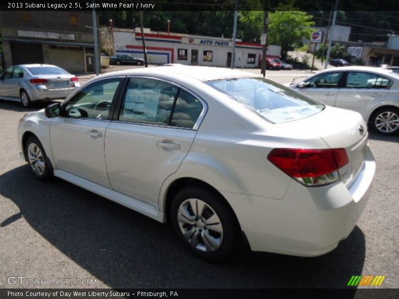 Satin White Pearl / Ivory 2013 Subaru Legacy 2.5i