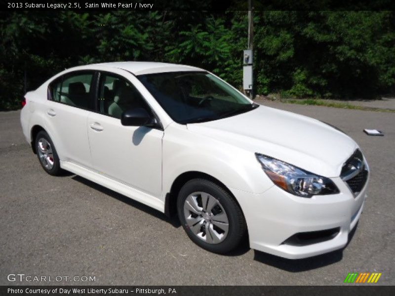 Satin White Pearl / Ivory 2013 Subaru Legacy 2.5i