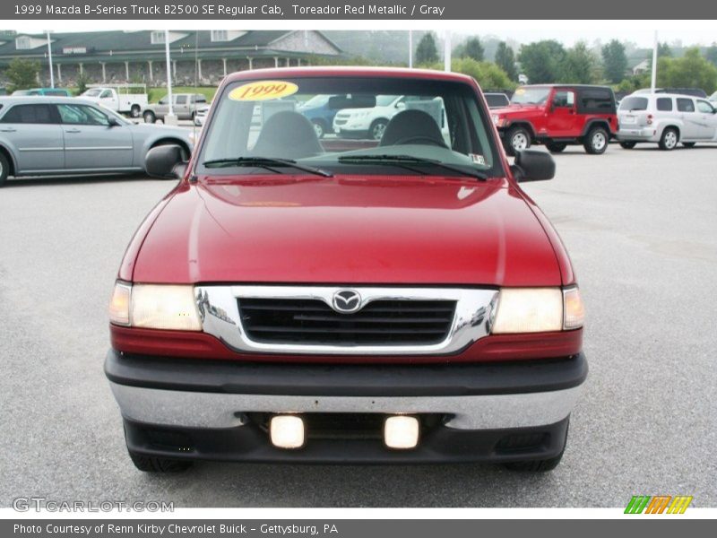 Toreador Red Metallic / Gray 1999 Mazda B-Series Truck B2500 SE Regular Cab