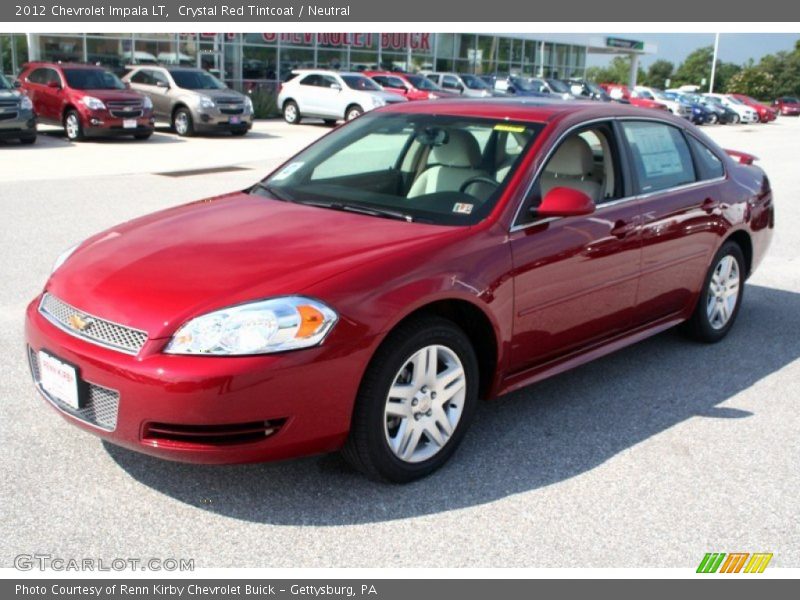 Crystal Red Tintcoat / Neutral 2012 Chevrolet Impala LT