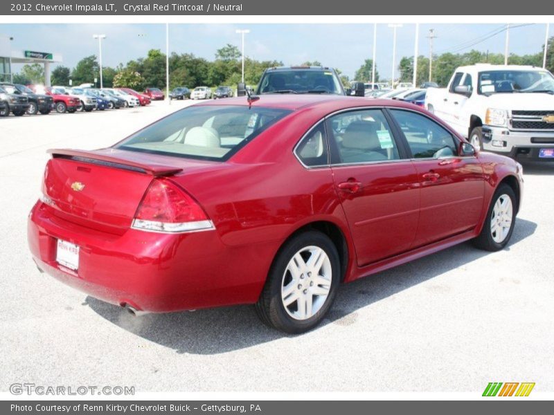 Crystal Red Tintcoat / Neutral 2012 Chevrolet Impala LT