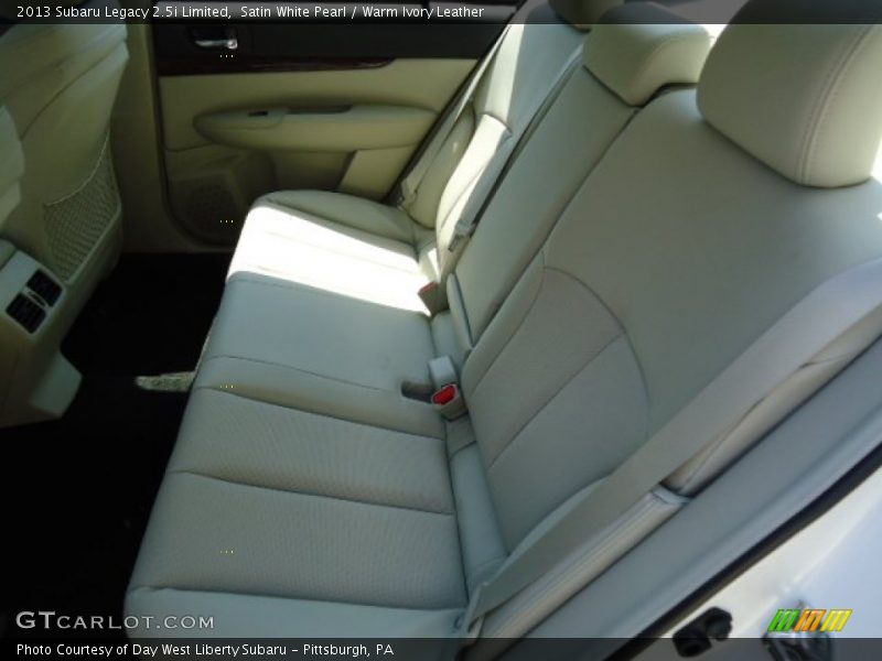 Satin White Pearl / Warm Ivory Leather 2013 Subaru Legacy 2.5i Limited