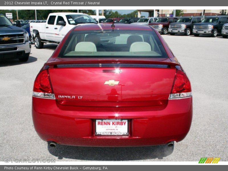 Crystal Red Tintcoat / Neutral 2012 Chevrolet Impala LT
