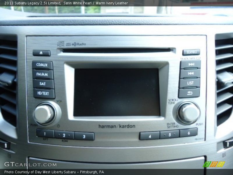 Satin White Pearl / Warm Ivory Leather 2013 Subaru Legacy 2.5i Limited
