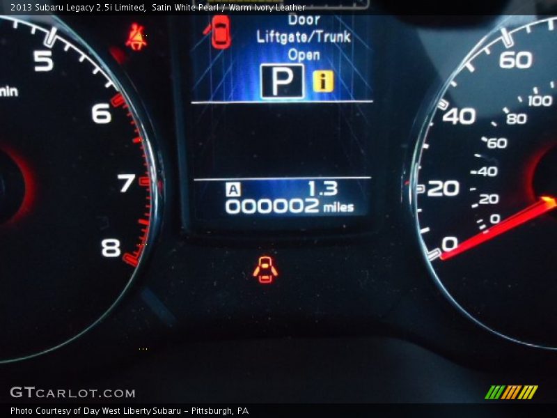Satin White Pearl / Warm Ivory Leather 2013 Subaru Legacy 2.5i Limited