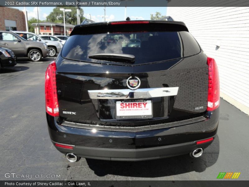 Black Raven / Titanium/Ebony 2012 Cadillac SRX Performance
