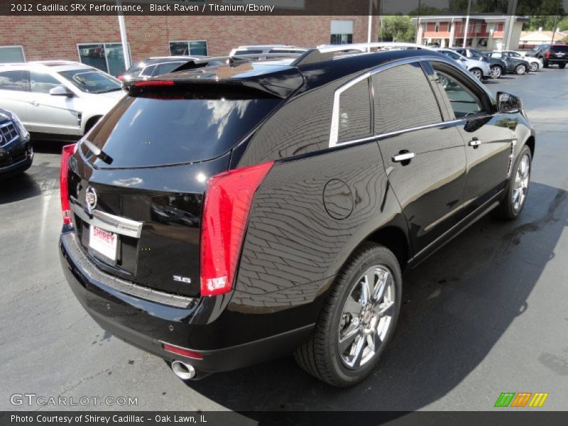 Black Raven / Titanium/Ebony 2012 Cadillac SRX Performance