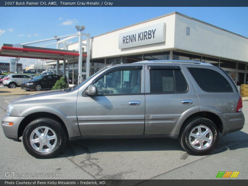 Titanium Gray Metallic / Gray 2007 Buick Rainier CXL AWD