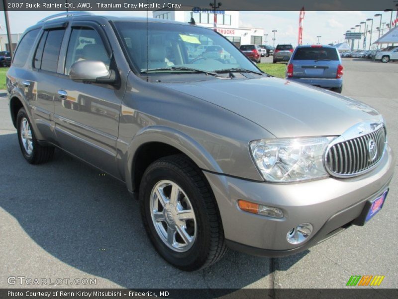 Titanium Gray Metallic / Gray 2007 Buick Rainier CXL AWD