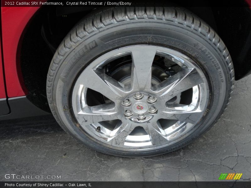 Crystal Red Tintcoat / Ebony/Ebony 2012 Cadillac SRX Performance