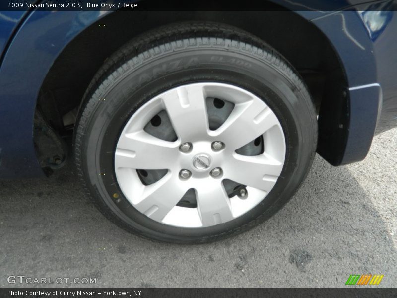 Blue Onyx / Beige 2009 Nissan Sentra 2.0 S
