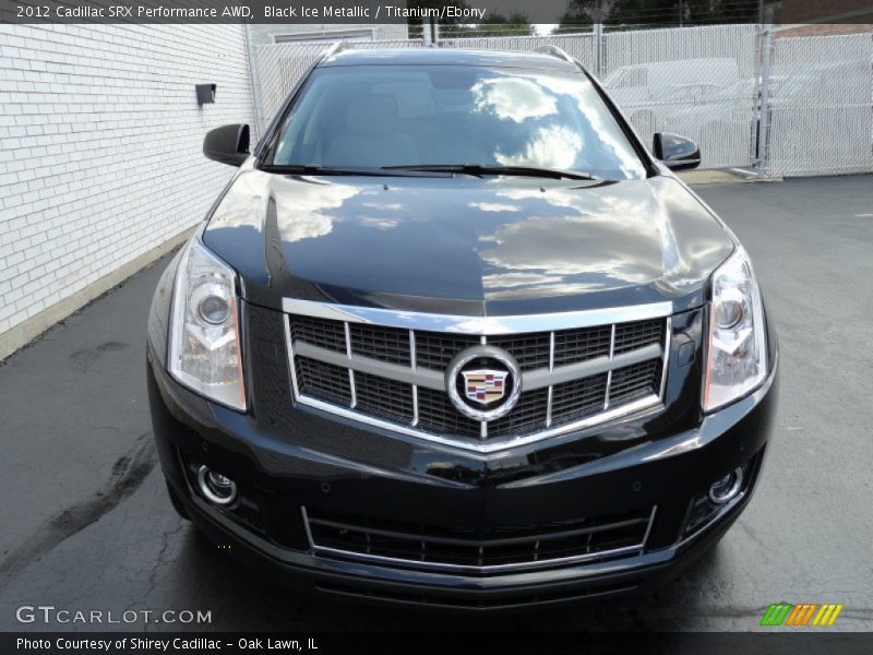Black Ice Metallic / Titanium/Ebony 2012 Cadillac SRX Performance AWD
