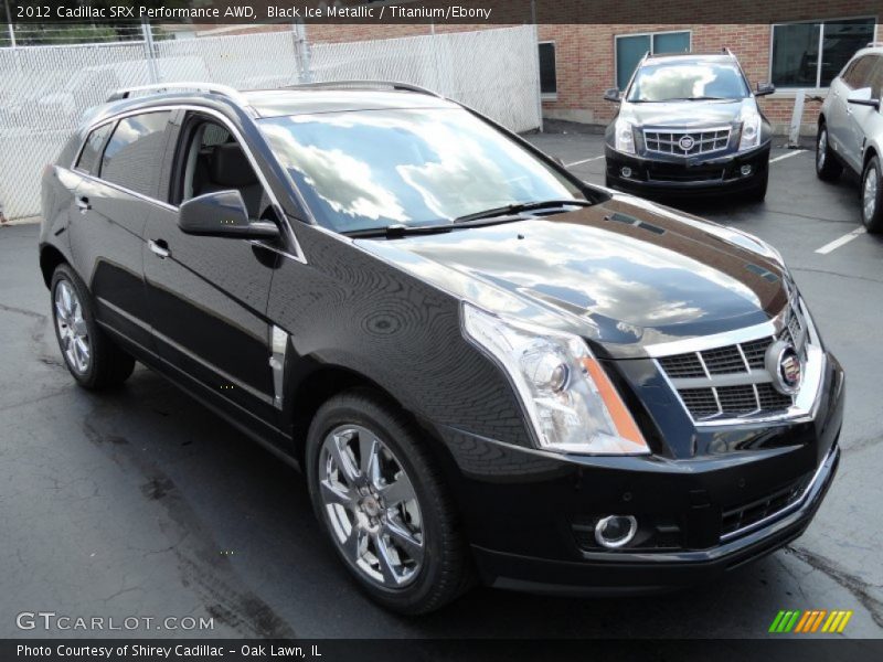 Black Ice Metallic / Titanium/Ebony 2012 Cadillac SRX Performance AWD