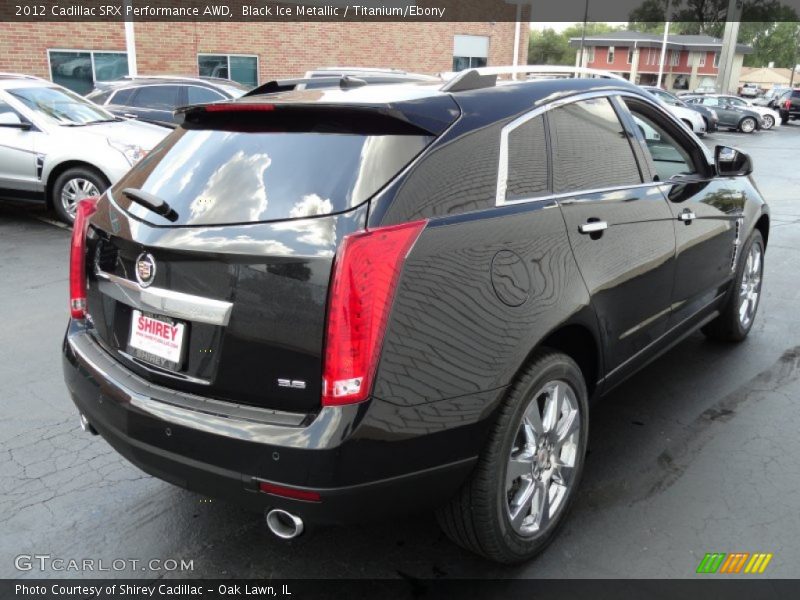 Black Ice Metallic / Titanium/Ebony 2012 Cadillac SRX Performance AWD