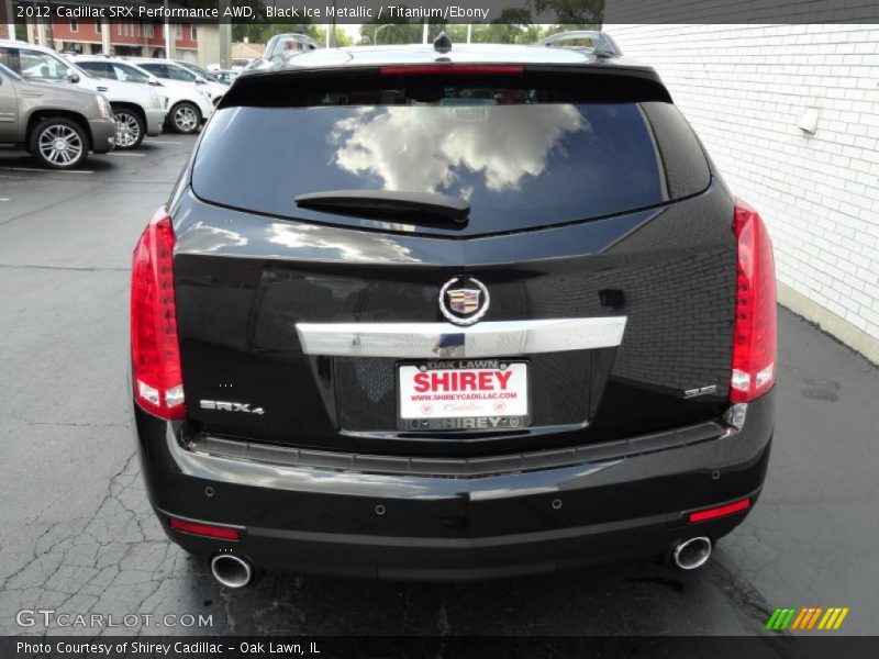 Black Ice Metallic / Titanium/Ebony 2012 Cadillac SRX Performance AWD
