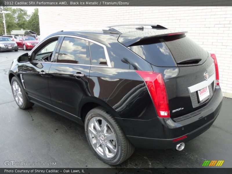 Black Ice Metallic / Titanium/Ebony 2012 Cadillac SRX Performance AWD