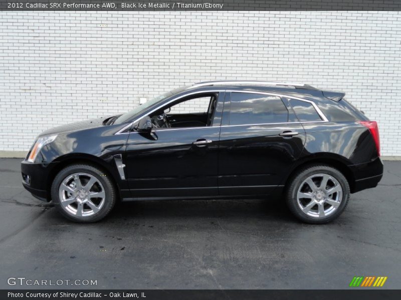 Black Ice Metallic / Titanium/Ebony 2012 Cadillac SRX Performance AWD