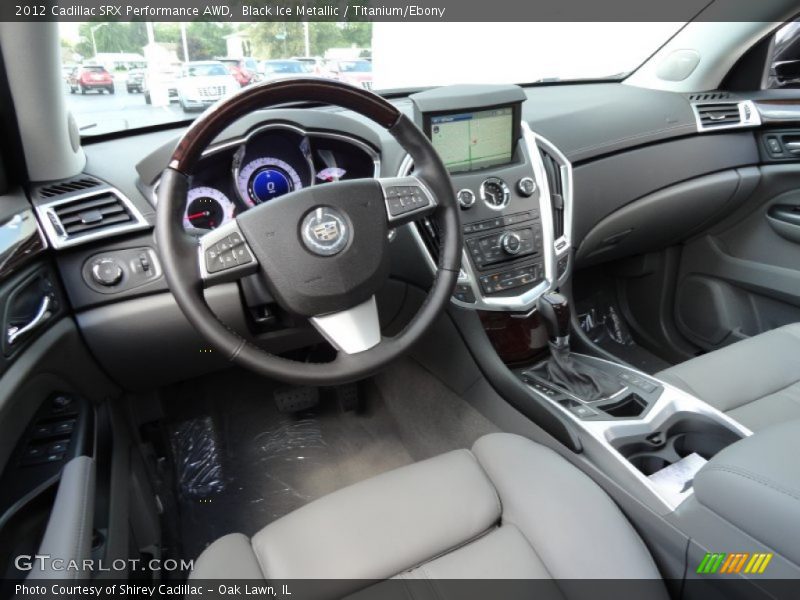 Black Ice Metallic / Titanium/Ebony 2012 Cadillac SRX Performance AWD