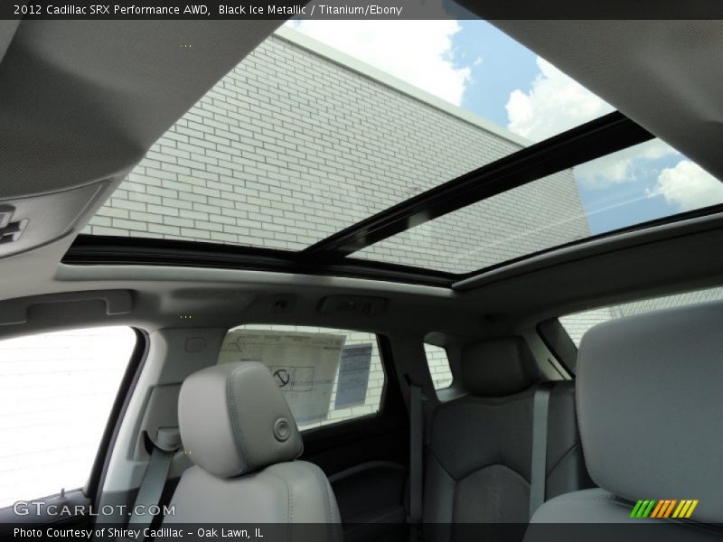 Black Ice Metallic / Titanium/Ebony 2012 Cadillac SRX Performance AWD