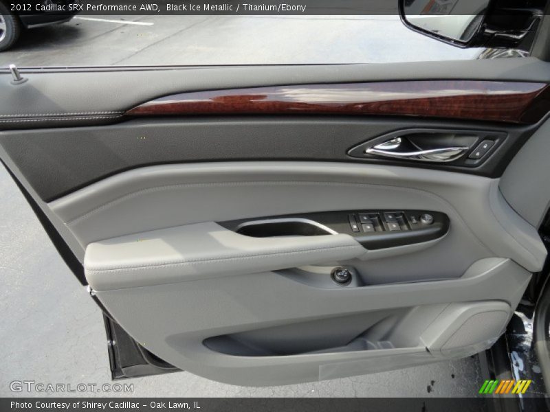Black Ice Metallic / Titanium/Ebony 2012 Cadillac SRX Performance AWD