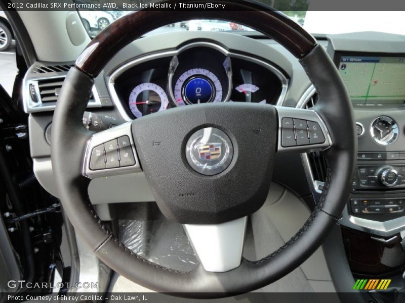 Black Ice Metallic / Titanium/Ebony 2012 Cadillac SRX Performance AWD