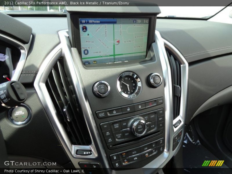Black Ice Metallic / Titanium/Ebony 2012 Cadillac SRX Performance AWD