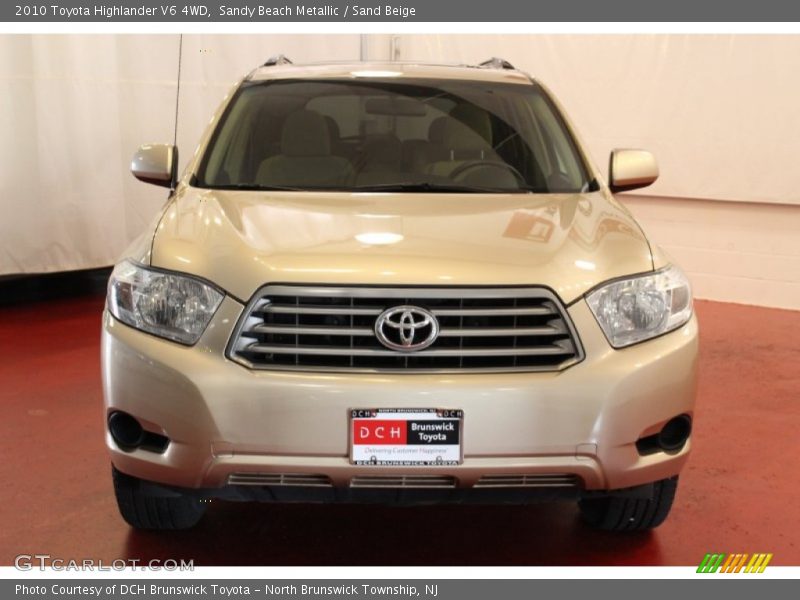 Sandy Beach Metallic / Sand Beige 2010 Toyota Highlander V6 4WD