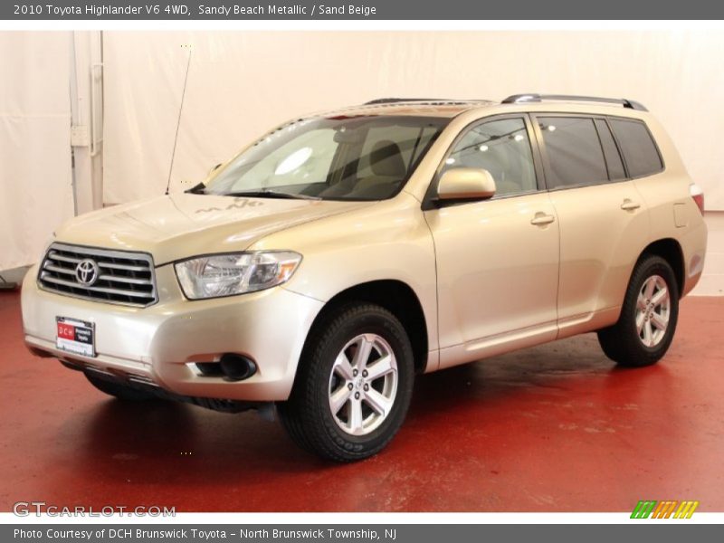 Sandy Beach Metallic / Sand Beige 2010 Toyota Highlander V6 4WD