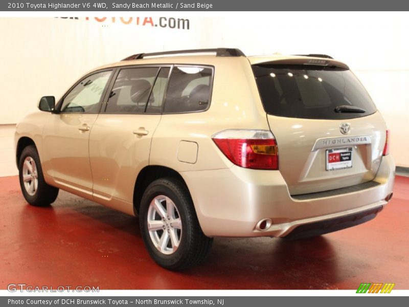 Sandy Beach Metallic / Sand Beige 2010 Toyota Highlander V6 4WD