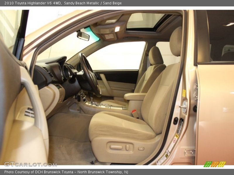 Sandy Beach Metallic / Sand Beige 2010 Toyota Highlander V6 4WD