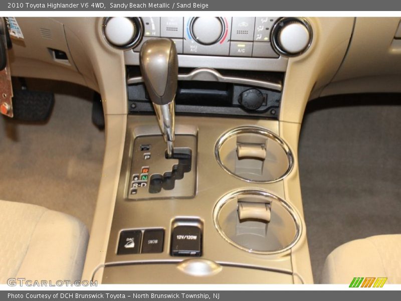 Sandy Beach Metallic / Sand Beige 2010 Toyota Highlander V6 4WD