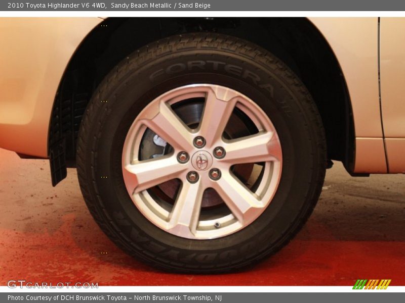 Sandy Beach Metallic / Sand Beige 2010 Toyota Highlander V6 4WD