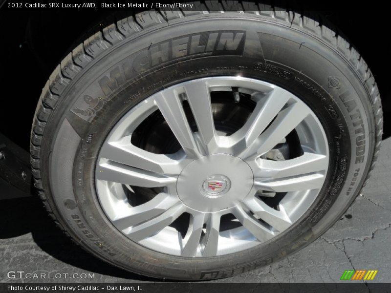 Black Ice Metallic / Ebony/Ebony 2012 Cadillac SRX Luxury AWD