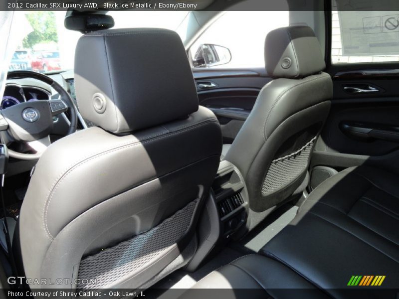 Black Ice Metallic / Ebony/Ebony 2012 Cadillac SRX Luxury AWD