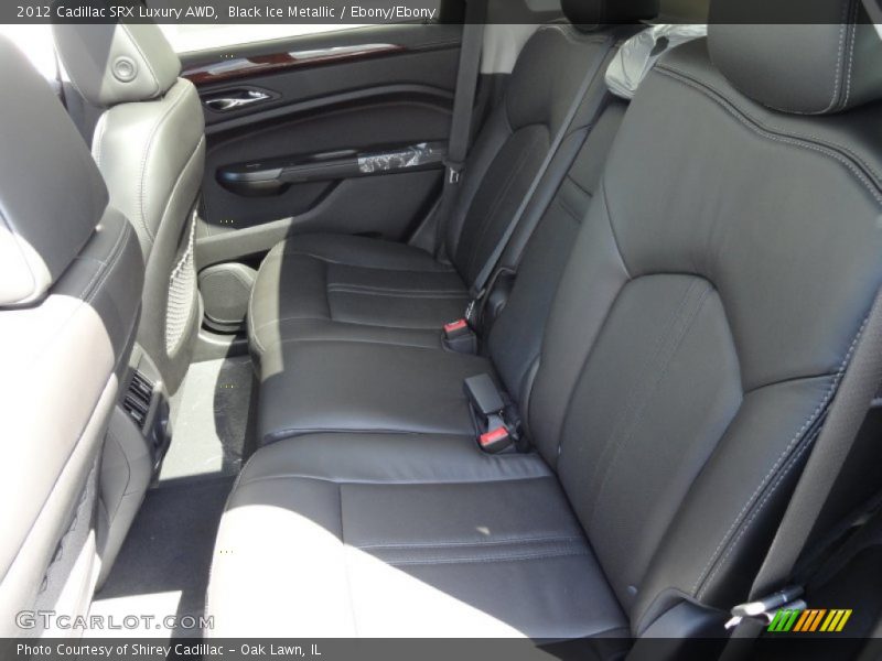 Black Ice Metallic / Ebony/Ebony 2012 Cadillac SRX Luxury AWD