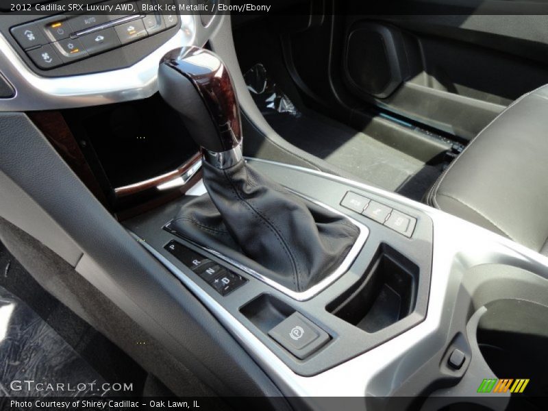Black Ice Metallic / Ebony/Ebony 2012 Cadillac SRX Luxury AWD