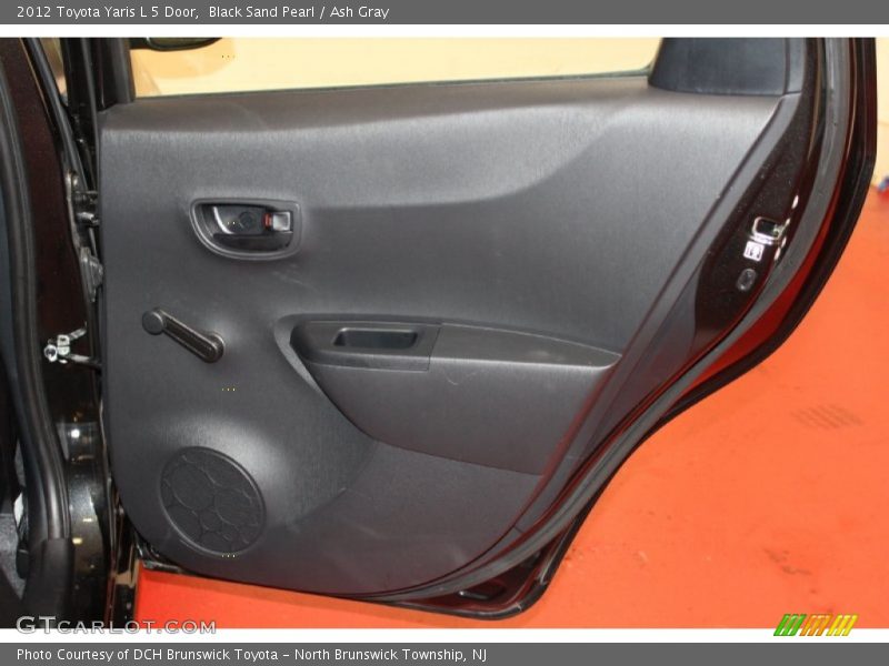 Black Sand Pearl / Ash Gray 2012 Toyota Yaris L 5 Door