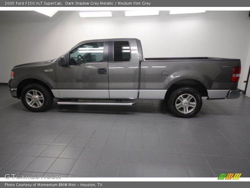 Dark Shadow Grey Metallic / Medium Flint Grey 2005 Ford F150 XLT SuperCab