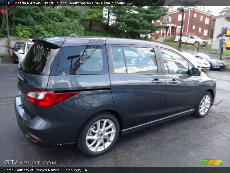 Metropolitan Gray Metallic / Sand 2012 Mazda MAZDA5 Grand Touring