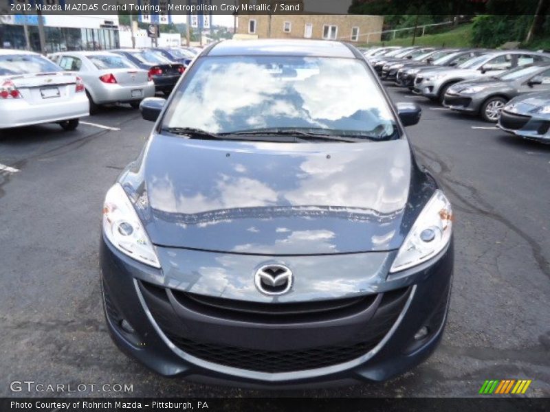 Metropolitan Gray Metallic / Sand 2012 Mazda MAZDA5 Grand Touring