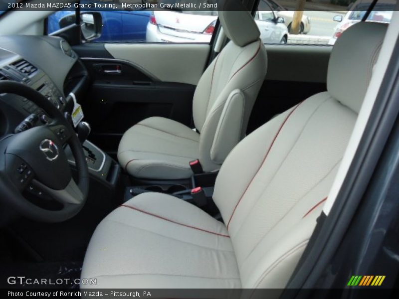 Metropolitan Gray Metallic / Sand 2012 Mazda MAZDA5 Grand Touring