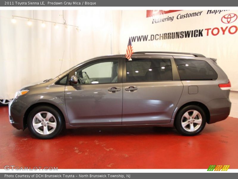 Predawn Gray Mica / Bisque 2011 Toyota Sienna LE