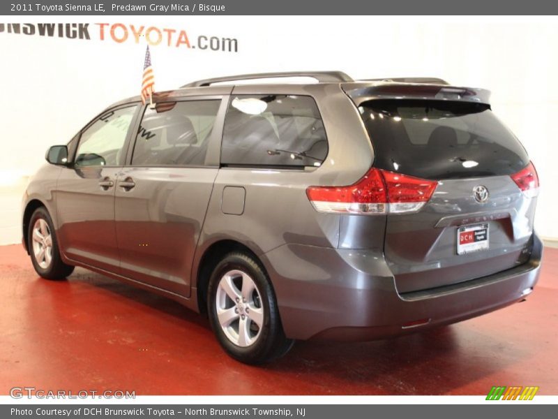 Predawn Gray Mica / Bisque 2011 Toyota Sienna LE